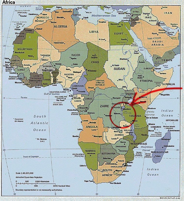 afrique map